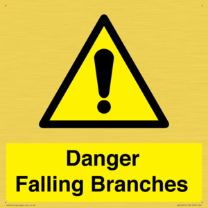 Danger Falling Branches